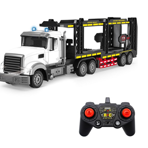ماشین کنترلی تریلی خودرو بر بزرگ Remote Control TRANSPORT TRUCK مقیاس 1:24_اسباب بازی